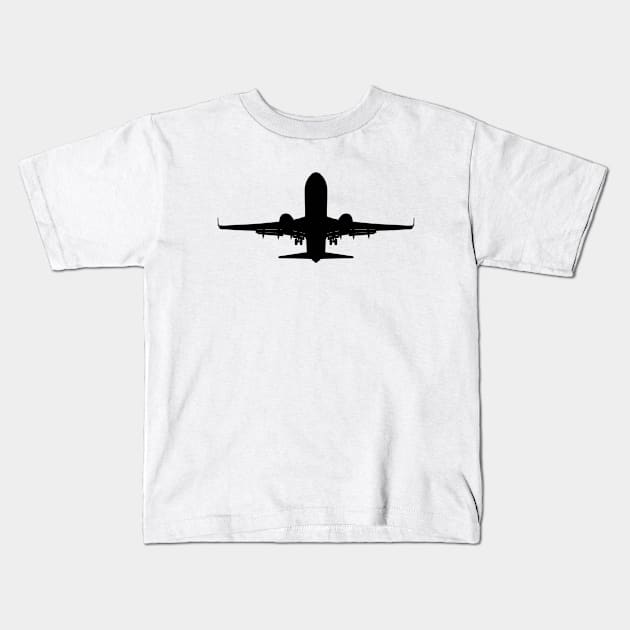 Passenger aircraft Kids T-Shirt by sibosssr